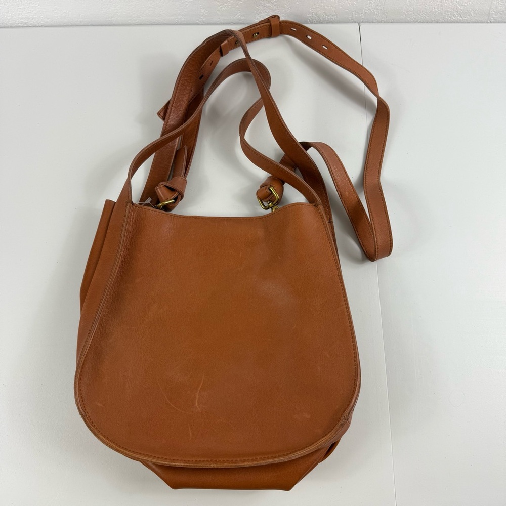 Madewell The Sydney Shoulder Bag NA105 Burnished Caramel NEW - READ